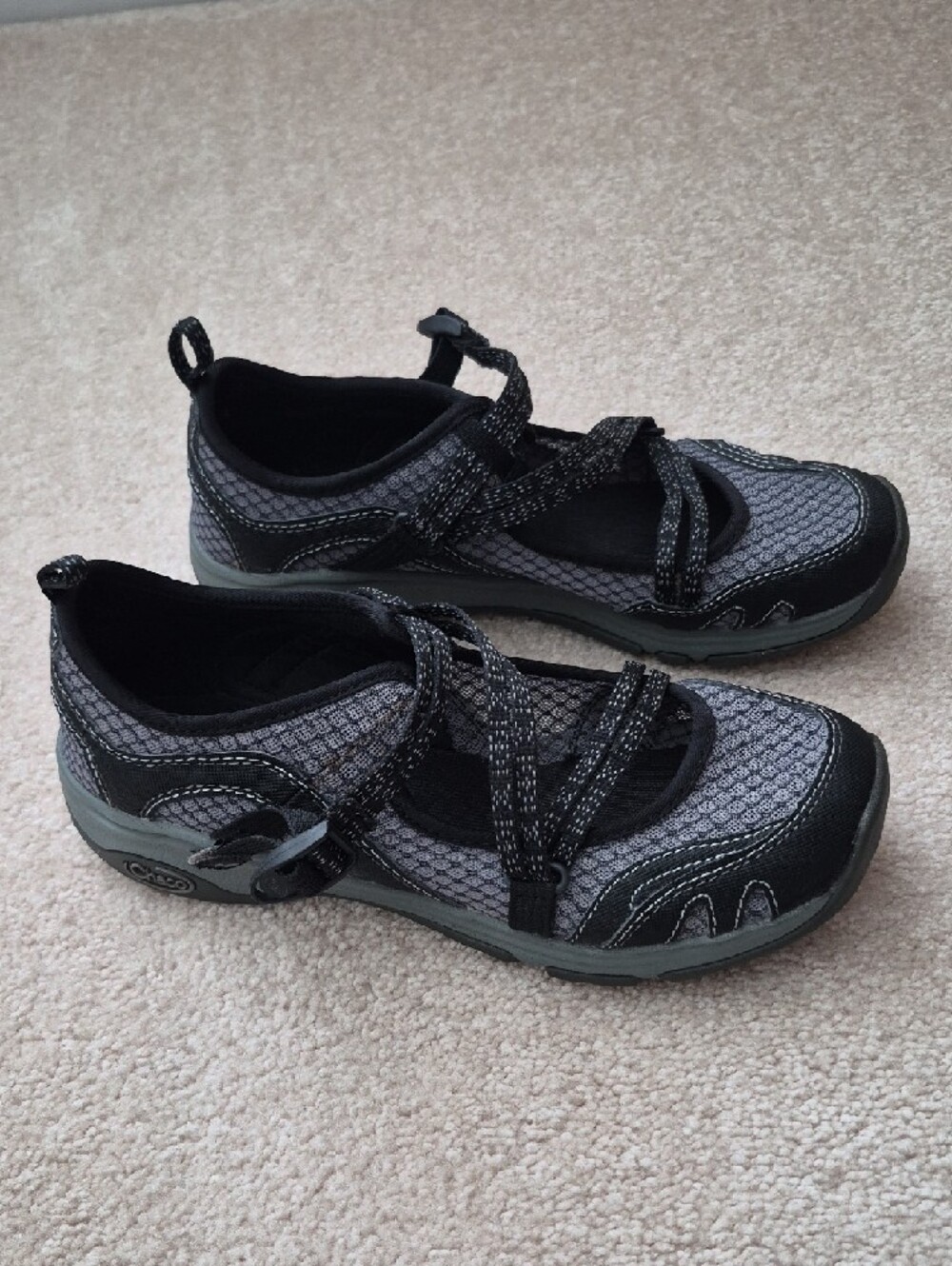 Chaco Women's Black & Gray Athletic Shoes - Picture 3 of 3